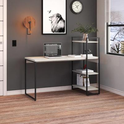Mesa C-estante Alta 135x64x115cm C-03 Prateleiras Snow - Est.preta Snow - Est.preta
