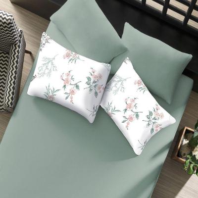 Jogo De Cama Casal Portallar Elegance Percal Misto 63-37 170 Fios 70% Algodão 30% Poliéster Mabi 3 Peças Verde