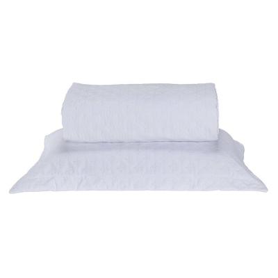 Cobre Leito Solteiro Milão Dupla Face Micropercal 200 Fios 2 Peças - Branco