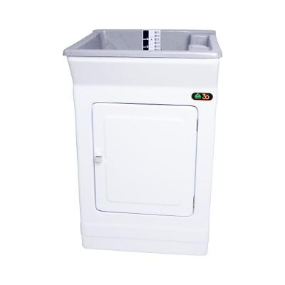 Tanque De Lavar Roupa Fiberblu Madrid 40 Litros Granitado Cinza