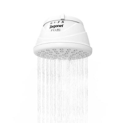 Chuveiro Zagonel Fluir 4 Temperaturas Branco 6800W 220V