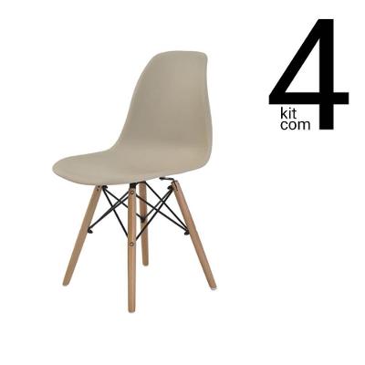 Conjunto 4 Cadeiras Eames Dsw Fendi