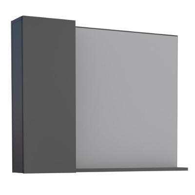Espelheira De Banheiro Com 1 Porta Arantina Preto