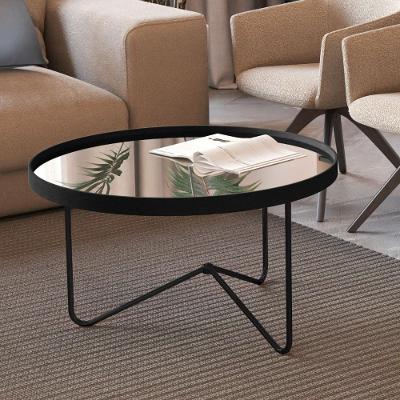 Mesa De Centro Bucareste Preto Preto Fosco