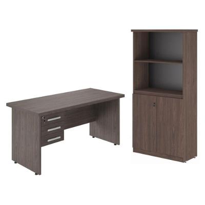 Mesa 1600 Com Armário Belvedere Freijo