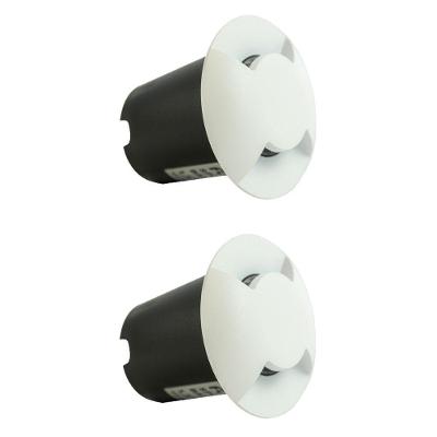 Kit 2 Spot Led Baliza 1,5w Bc 3000k 4 Fachos Foxlux