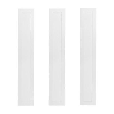 Kit 3 Painel Led 18w 6500k 10x60 Retangular Sobrepor Foxlux