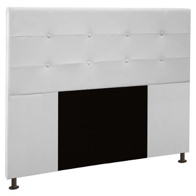 Cabeceira Cama Box Casal King 193cm D10 Safira Corano Branco