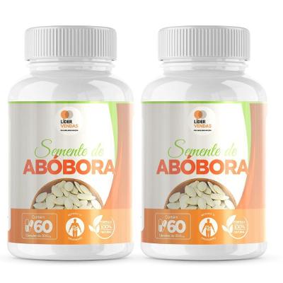 Semente De Abóbora 500mg 60 Capsulas - 2 Potes || Saúde, Imunidade E Vitalidade!