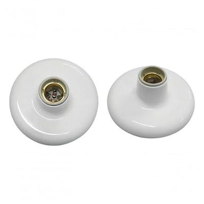 Plafon Plástico Branco Soquete E-27 Porcelana Blister Foxlux