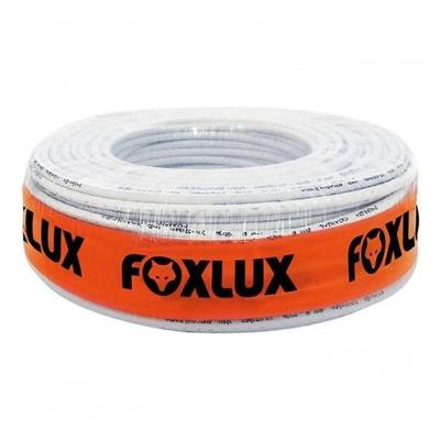 Cabo Coaxial Rgc 06/75 Ohms 67% Branco 100m Foxlux