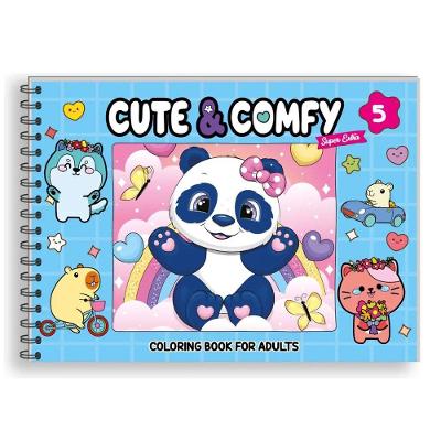 Livro De Colorir Cute & Comfy Super Extra Capa Dura Edição 5