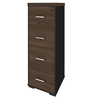 Armário Para Pasta Suspensa Tamburato A06 Marrom/preto - Mpozenato