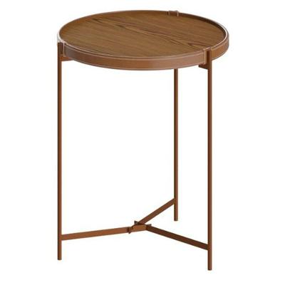 Mesa Aqua Lateral Grande - Freijó/cobre
