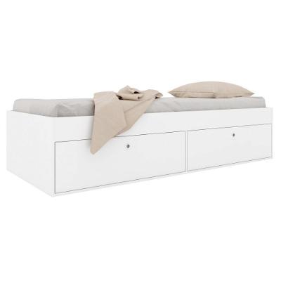 Cama Solteiro Tókio Cm800 4 Portas Branco - Art In Móveis