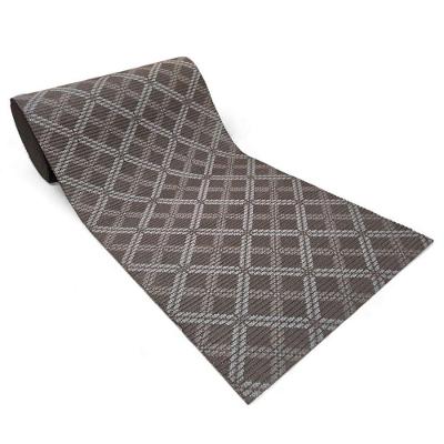Tapete Passadeira Emborrachada Antider 65cm Venda Por Metro Geometric Marrom