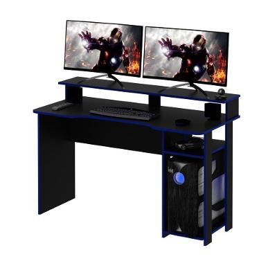 Mesa Para Computador Notebook Gamer Me4153 Preto/azul - Tecno Mobili