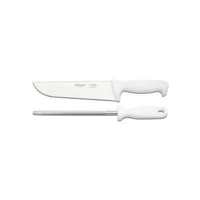 Conjunto Para Churrasco 2 Peças Precision Faca + Chaira Aço Inox Brinox