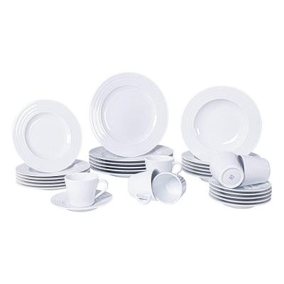 Aparelho De Jantar Tramontina Vibrare Em Porcelana Decorada 30 Peças Tramontina