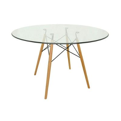 Mesa Eames Eiffel Redonda 90cm - Vidro
