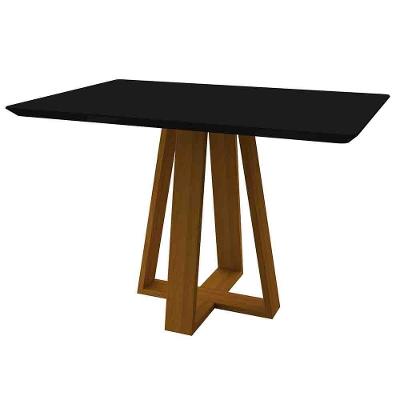 Mesa Lectus 120X80Cm - Ypê/Preto