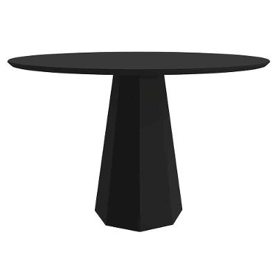 Mesa Isis 120X120Cm - Preto
