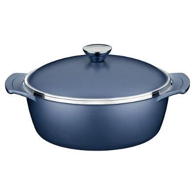 Panela Caçarola Lyon Azul 30cm Tramontina Forjada Antiaderente Starflon High Performance Elementar