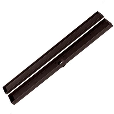Ralo Oculto Linear De Embutir 5x50 Para Porcelanato Marrom