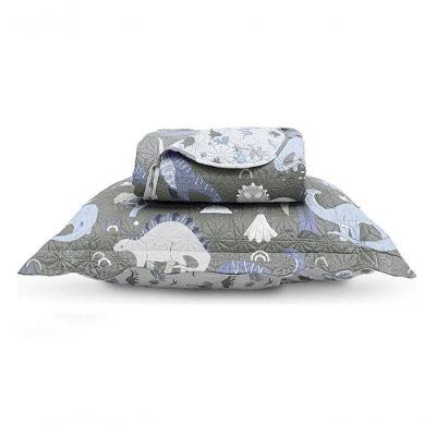 Kit Cobre Leito Solteiro 2 Peças Casual Kids Appel Home Dino