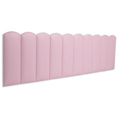 Cabeceira King Kit 10 Placas Modelo Nuvem - Courino Rosa