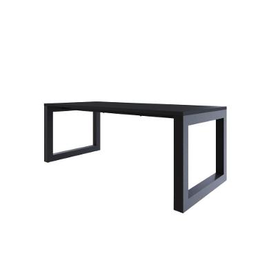 Mesa De Jantar Bronx 200x90x77cm Brmj9200 Preto Tx - Est.preta Preto Tx/est.preta