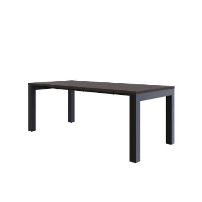 Mesa De Jantar Bronx U 200x90x77cm Brmj9200u Terracota - Est.preta Terracota/est.preta