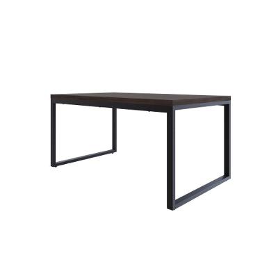 Mesa De Jantar Yon 160 X 90 X 76 Cm Terracota/est.preta Terracota/est.preta