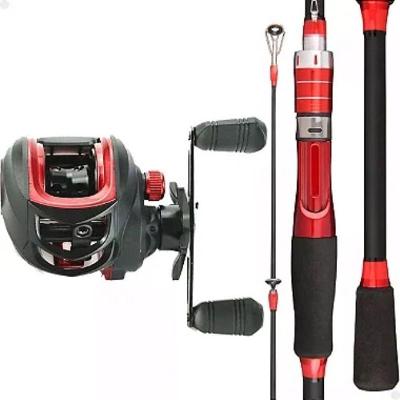 Carretilha Anti Cabeleira 19 Rolamentos E Vara Carbono 1,80m