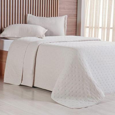 Kit Colcha King Miraggio New Soft 260x280cm Amendoa