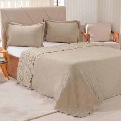 Kit Colcha King Santorini New 260x280cm Linho