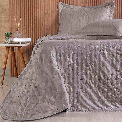 Kit Colcha Queen Sensatti 3d Embossed 240x260cm Cashmere