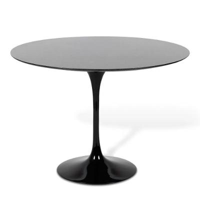 Mesa Saarinen Redonda São Gabriel 90cm - Base Preta