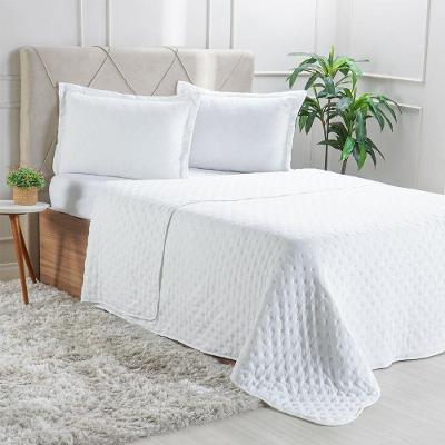 Kit Colcha King Miraggio New Soft 260x280cm Branco