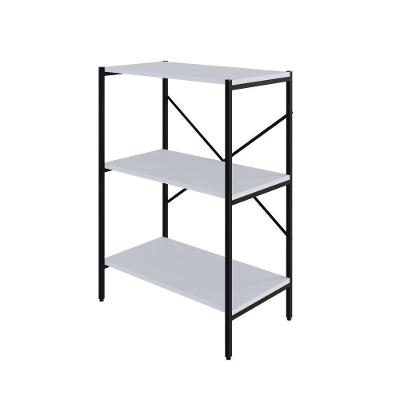 Estante C/03 Prateleiras 84x60x33cm Tub Tueh863 Branco Chess - Est.preta Branco Chess / Est.preta