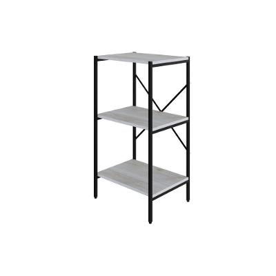 Estante C/03 Prateleiras 84x45x33cm Tub Tueh843 Snow - Est.preta Snow / Est.preta
