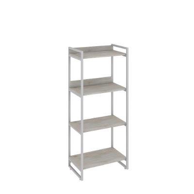 Estante Kuadra 60x40x146cm C/04 Prateleiras Snow / Est.branca Snow / Est.branca