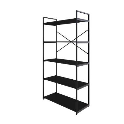 Estante C/05 Prateleiras 152x80x33cm Yon Preto Tx/est.preta Preto Tx/est.preta