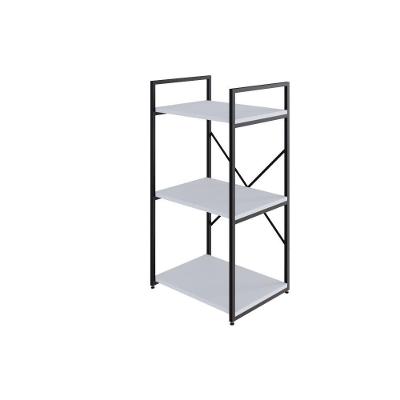 Estante C/03 Prateleiras 84x45x33cm Yon Branco Tx/est.preta Branco Tx/est.preta