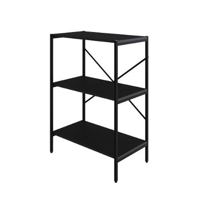 Estante C/03 Prateleiras 84x60x33cm Tub Tueh863 Preto ônix - Est.preta Preto ônix / Est.preta