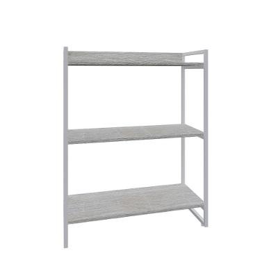 Estante Kuadra 80x40x104cm C/03 Prateleiras Snow / Est.branca Snow / Est.branca
