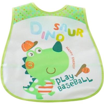 Babador Encanto Para Bebê 45x28cm Dino Verde