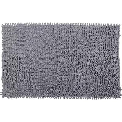 Tapete Popcorn Antiderrapante 40x60cm Cinza