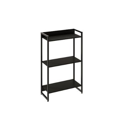 Estante Dynamica 60x30x104cm C/03 Prateleiras Preto ônix / Est.preta Preto ônix / Est.preta