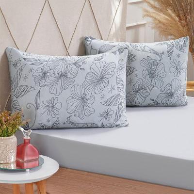 Jogo De Cama Solteiro Dreams Malha 100% Algodão 88x188x25cm Cinza